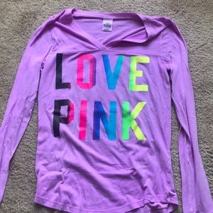 PINK long sleeve shirt